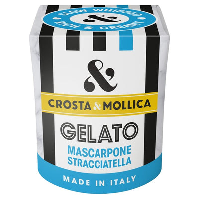Crosta & Mollica Mascarpone Stracciatella Gelato 450 ml