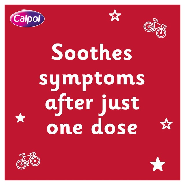 Calpol children's pain relief oral suspension strawberry flavour 80ml - British product