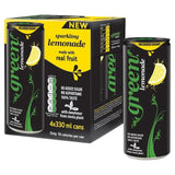 GREEN COLA Green Lemonade 4 x 330ml cans, UK version