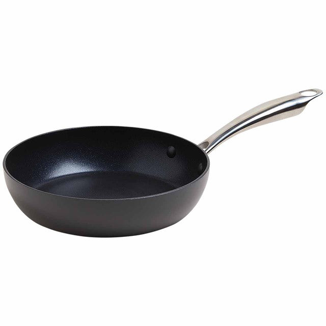 M&S Hard Anodised frying pan Black Mix 20cm, imported from the UK