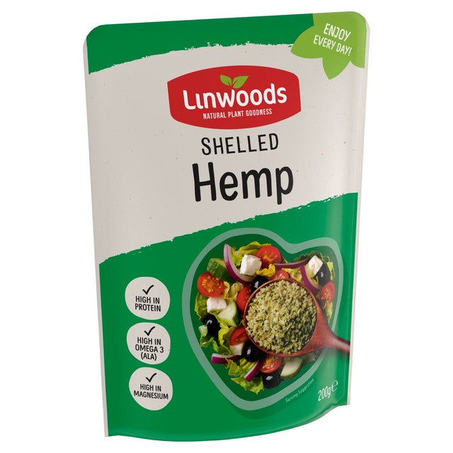 Linwoods Shelled Hemp Seeds 200g, UK version