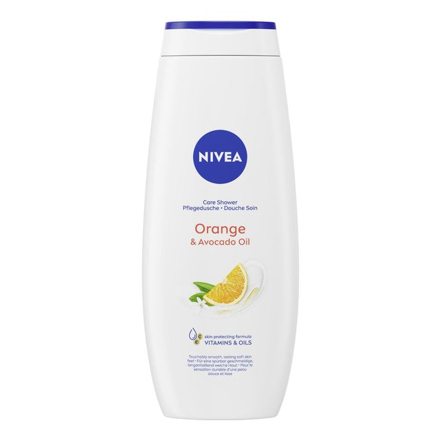 Nivea orange and avocado oil shower cream 500ml, imported from the UK