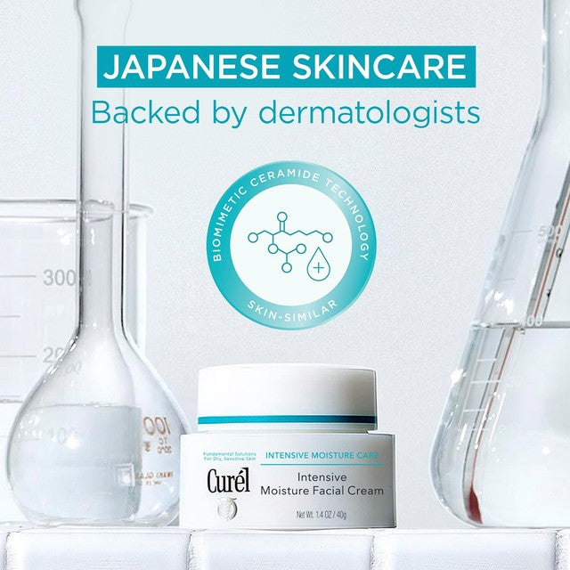 Curél intensive moisture facial cream for dry sensitive skin - British product