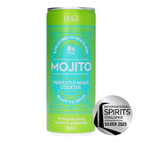 M&S mojito ready-to-drink cocktail 25cl, imported from the UK