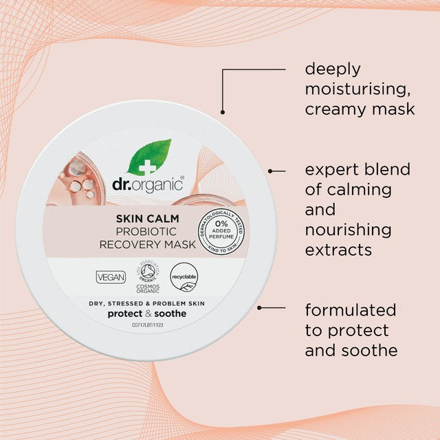 Dr Organic Probiotic Skin Calm Recovery Mask 100ml - British product