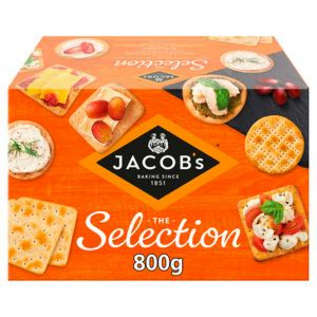 Jacob's biscuits for cheese selection tub, UK version