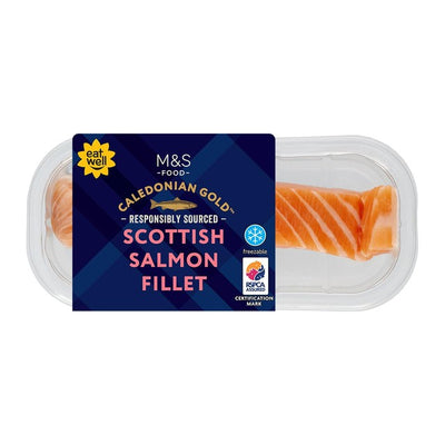 Filete de salmón escocés individual M&S 120 g