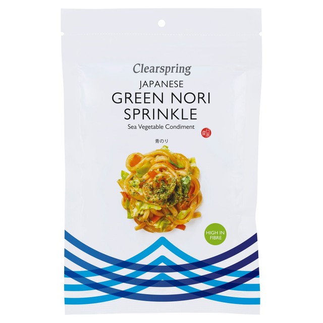 Clearspring Japanese Green Nori Seaweed Sprinkle 20g - British product