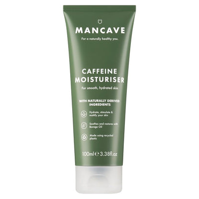M&S ManCave Borage Caffeine Moisturiser- Buy online at McGrocer