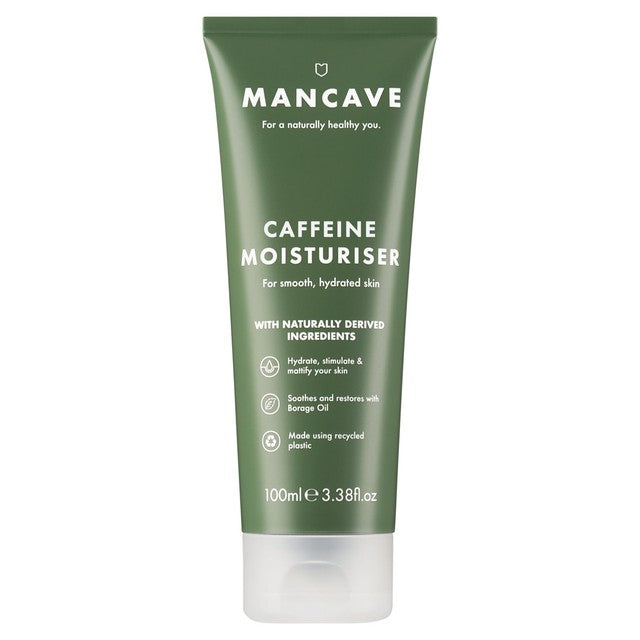 ManCave borage caffeine moisturiser for men (British brand)