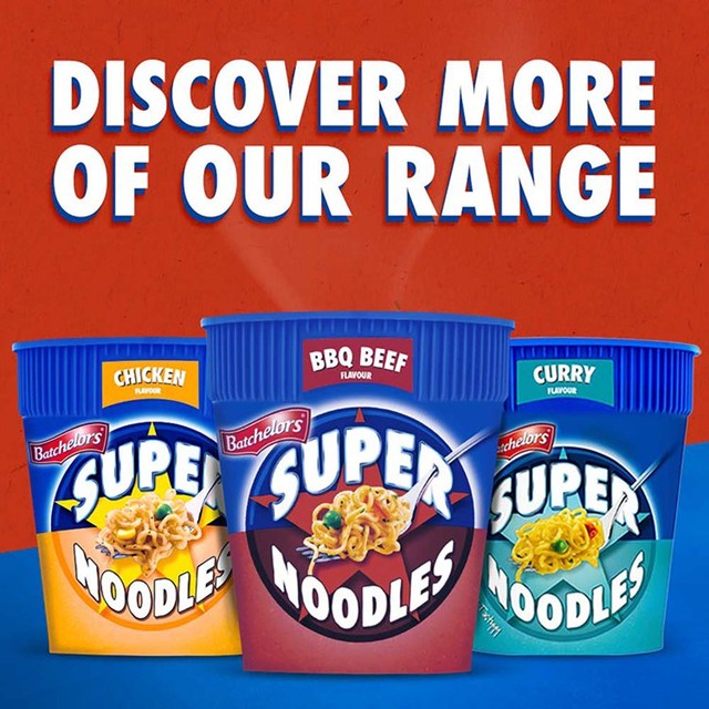 Batchelors instant noodle pot BBQ beef flavour 75g - British product