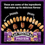 Eat Natural maple syrup pecan peanut bars 3 x 40g - British product