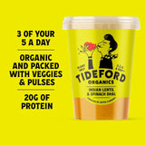 Tideford lentil & spinach dhal soup 560g (British brand)