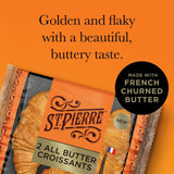 St Pierre All Butter Croissants pack of 2 (British brand)