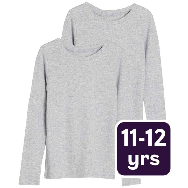 M&S thermal top Grey Marl 11-12 Years, imported from the UK
