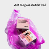 NICE pale rosé canned wine 4 x 187ml, imported from the UK