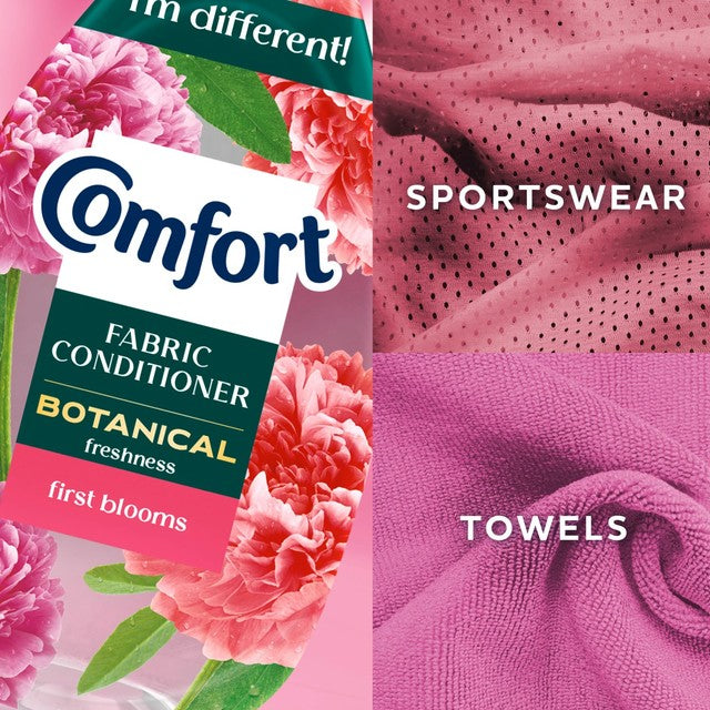 Adoucissant textile Comfort First Blooms 960 ml - Produit britannique