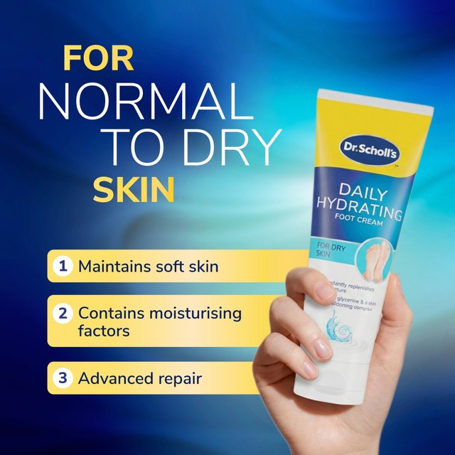 Scholl Hydration Boost for Dry Skin foot cream 75ml (British brand)