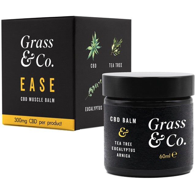 Grass & Co. CBD Muscle Balm 300mg 60ml, UK version