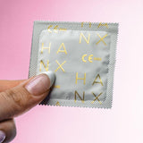 Hanx Ultra Thin Large Size Vegan Condoms, UK version