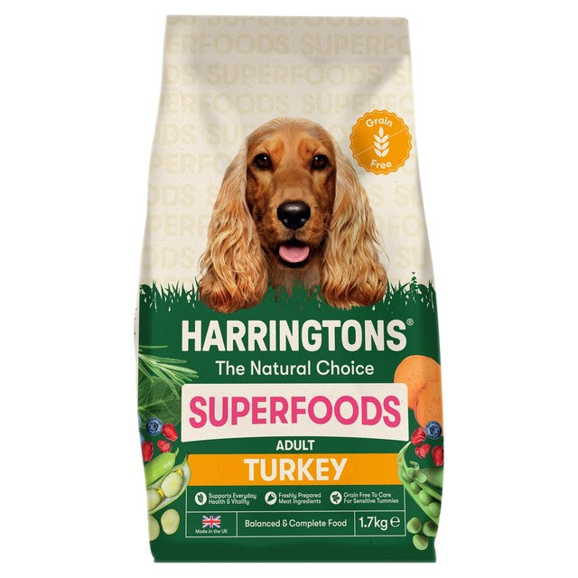 Harringtons Turkey Dry Dog Food 1.7kg, UK version