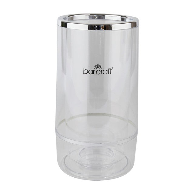 BarCraft Acrylic Double Walled Wine Cooler 23cm tall - British product