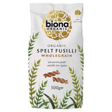 Biona Spelt Wholegrain Fusilli Pasta 500g - British product