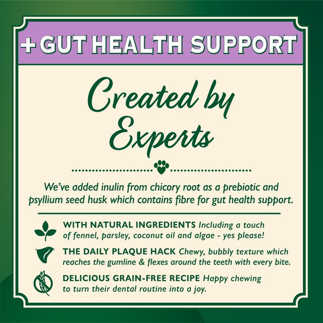 Lily's Kitchen Woofbrush Gut Health dog dental treats 7x47g, UK version