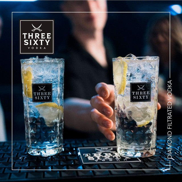 Three Sixty Original Premium Vodka - British product