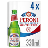 Peroni gluten free lager 4 x 330ml bottles, imported from the UK
