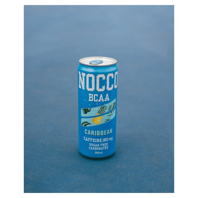 Nocco Caribbean Pineapple Energy Drink 330ml, imported from the UK