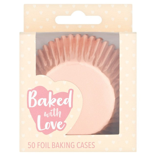 Culpitt Rose Gold cupcake cases 50 per pack, imported from the UK
