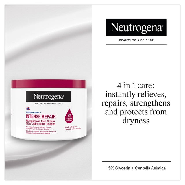 Neutrogena Intense Repair Cica Cream 400ml - British product