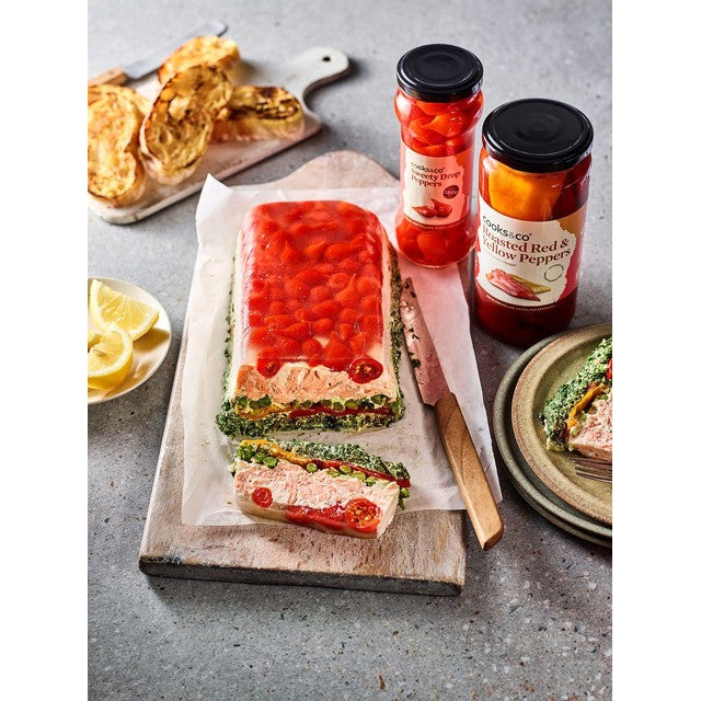 Cooks & Co sweety drop red pickled peppers 235g - British product