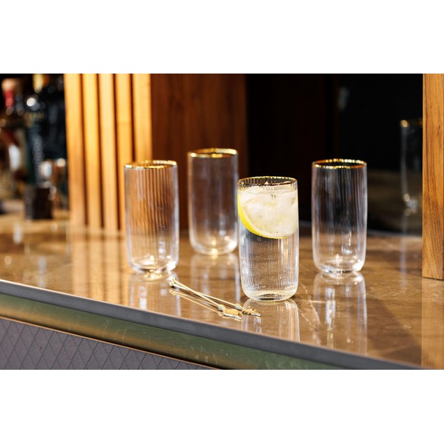 Mikasa Sorrento 4pc highball glass set 510ml, imported from the UK