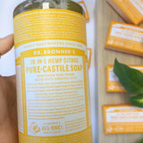 Dr Bronner's citrus liquid soap 945ml - British product