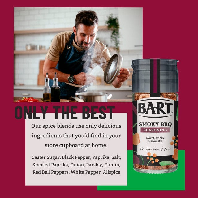 Bart Smoky BBQ Seasoning 50g - British product