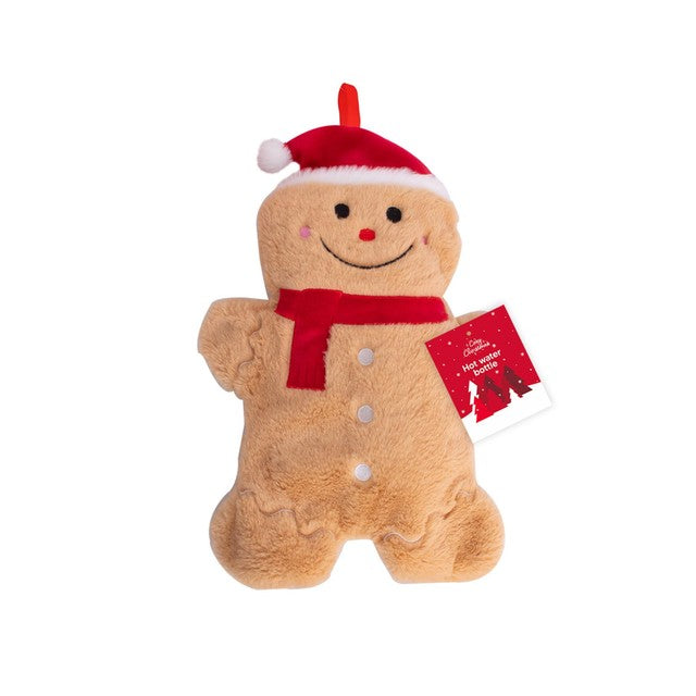 RSW International gingerbread man hot water bottle, imported from the UK
