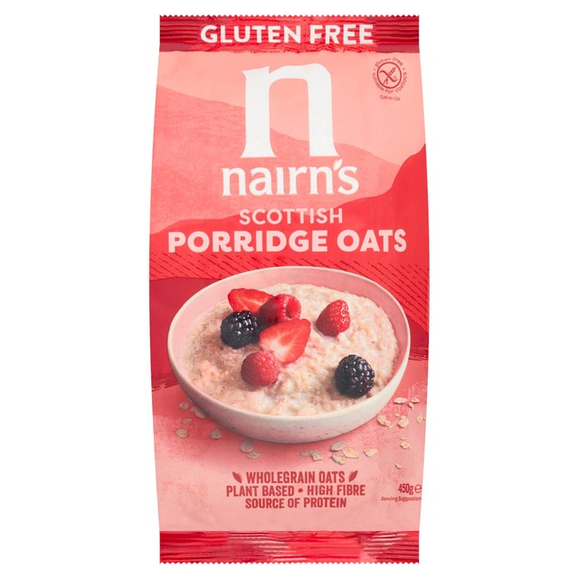 Nairn's Gluten Free Porridge Oats 450g, imported from the UK