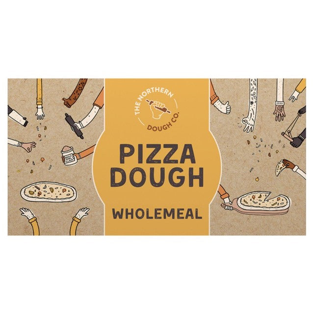 Northern Dough Co wholemeal pizza dough 2 x 220g, imported from the UK