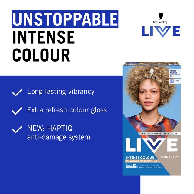Schwarzkopf B16 Honey Blonde hair colour kit, imported from the UK