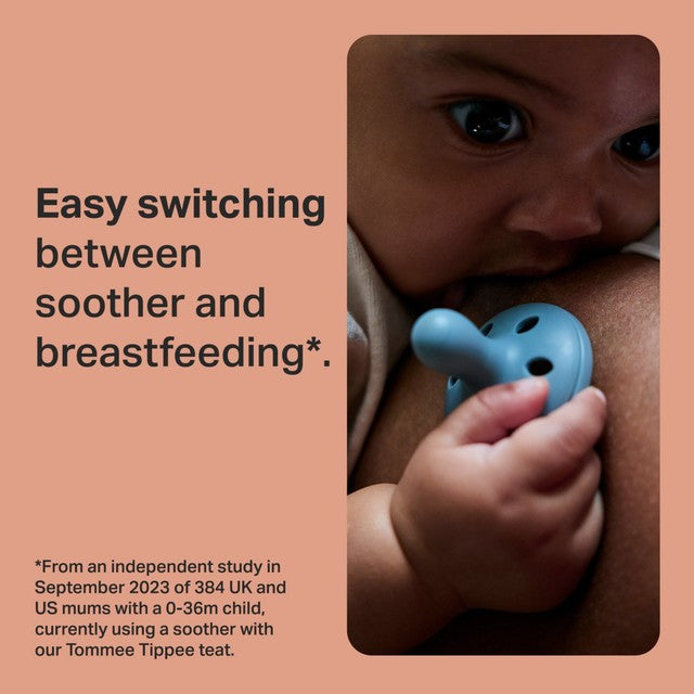 Tommee Tippee Breastlike Soothers 2 pack (British brand)