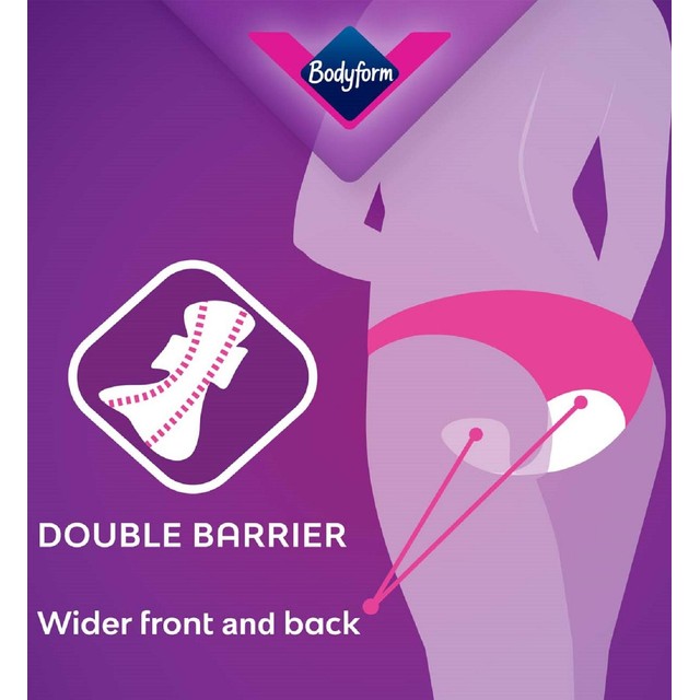 Bodyform Cour-V Ultra Night sanitary towels 18 pack - British product