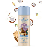Nala's Baby Nighttime Oil Vanilla Cloud 200ml, imported from the UK