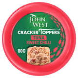 John West Cracker Toppers Tuna Sweet Chilli 80g, UK version