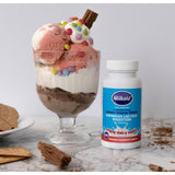 Milkaid raspberry flavour lactase chewable tablets 120 tablets, imported from the UK