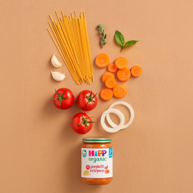 HiPP Organic spaghetti bolognese baby food 190g, UK version