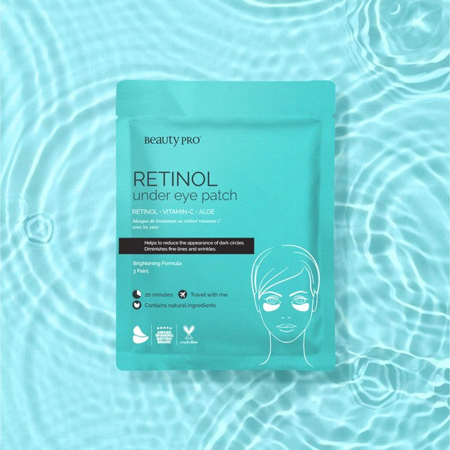 BeautyPro Retinol Under Eye Patches 3 per pack - British product