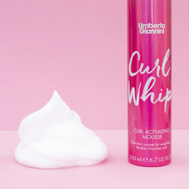 Umberto Giannini Curl Whip Curl Activating Mousse 200ml (British brand)