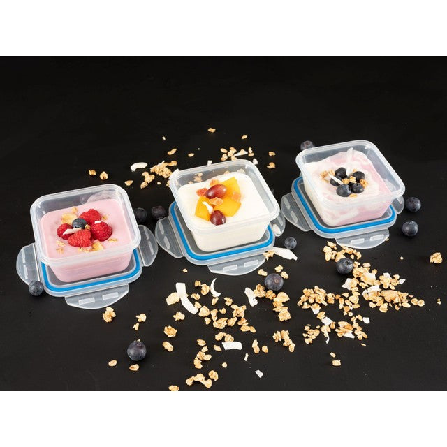 Addis Clip Tight square food storage containers 300ml - British product